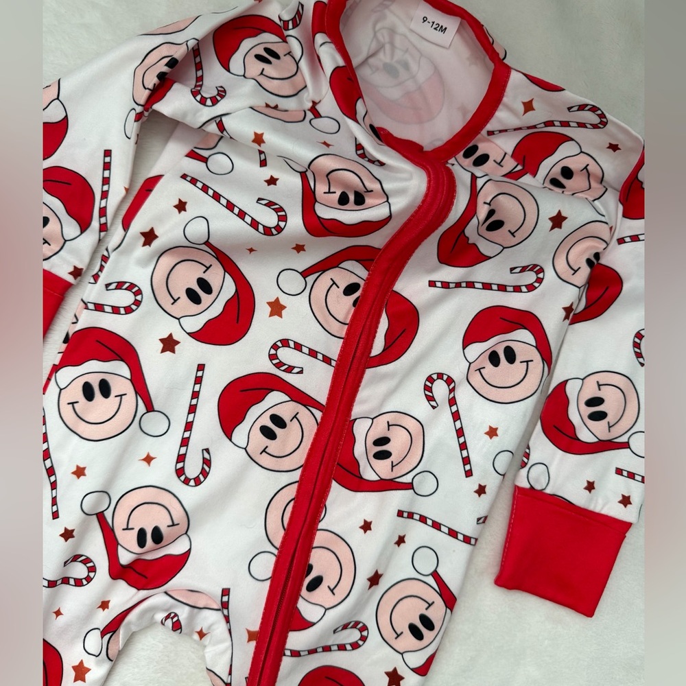 Festive Santa Christmas Baby sleeper